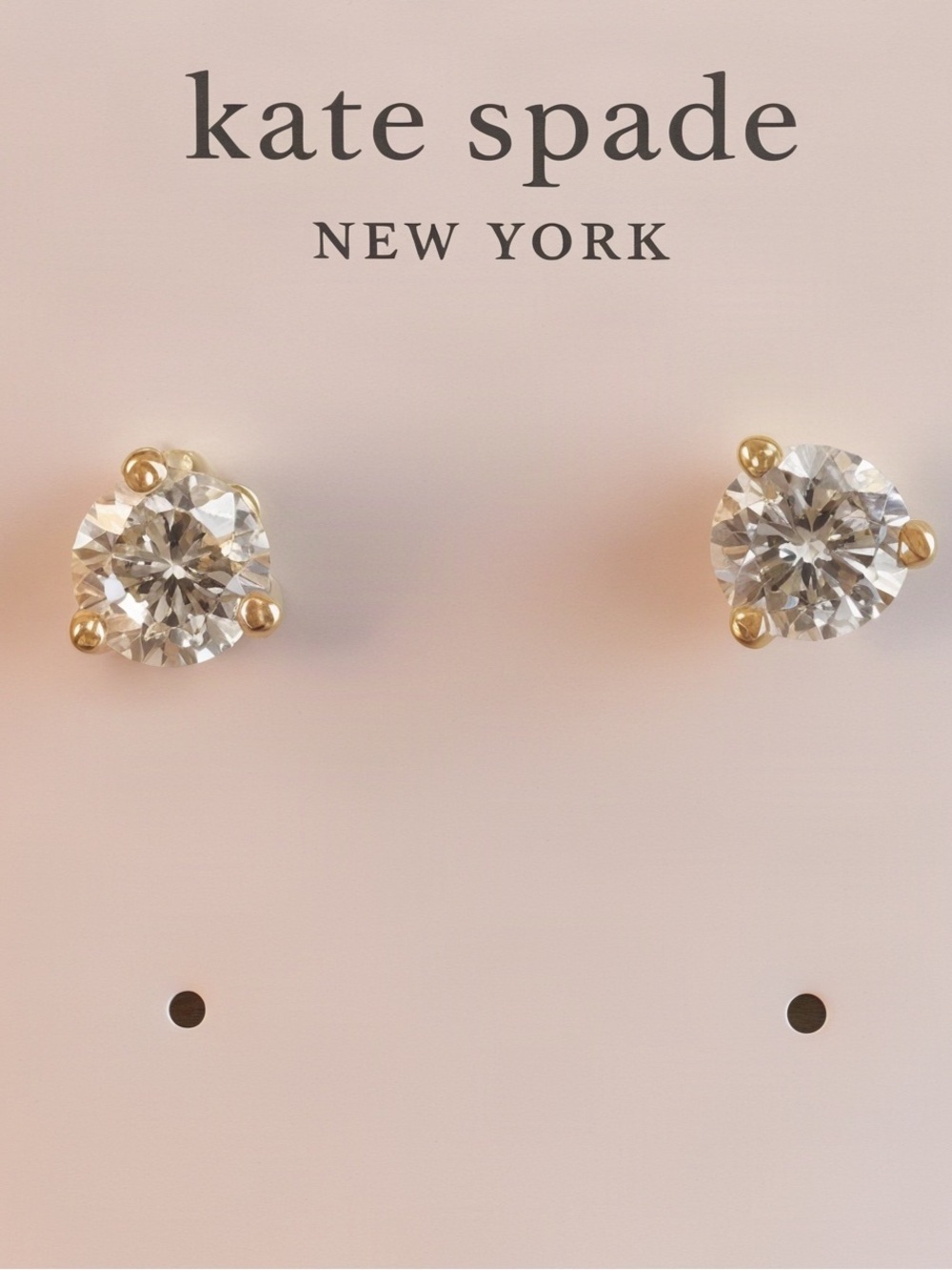 Kate Spade Rise & Shine Earrings Women OS Stud Cream Gold